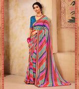 Laxmipati Brasso Multicolor Saree