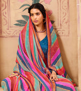 Laxmipati Brasso Multicolor Saree