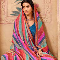 Laxmipati Brasso Multicolor Saree