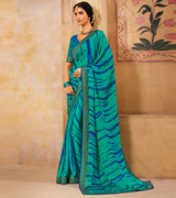 Laxmipati Silk Crape Multicolor Saree