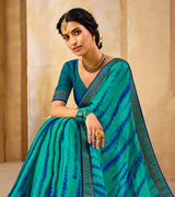 Laxmipati Silk Crape Multicolor Saree