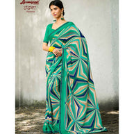 Laxmipati Vandana 7760 Chakuli Georgette Multicolor Saree