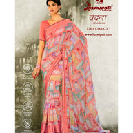 Laxmipati Vandana 7763 Chakuli Georgette Multicolor Saree