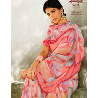 Laxmipati Vandana 7763 Chakuli Georgette Multicolor Saree