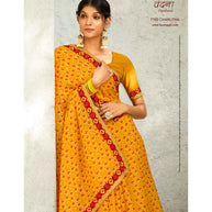 Laxmipati Vandana 7769 Charutha Chiffon Yellow Saree