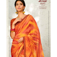 Laxmipati Vandana 7770 Bosta Cut Brasso Multicolor Saree