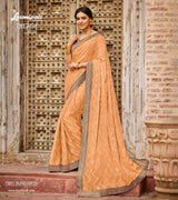 Laxmipati JAMUN 7901 Chiffon Light Orange  Sarees