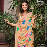 Laxmipati JAMUN 7905 Georgette Satin Patta Multicolor Sarees