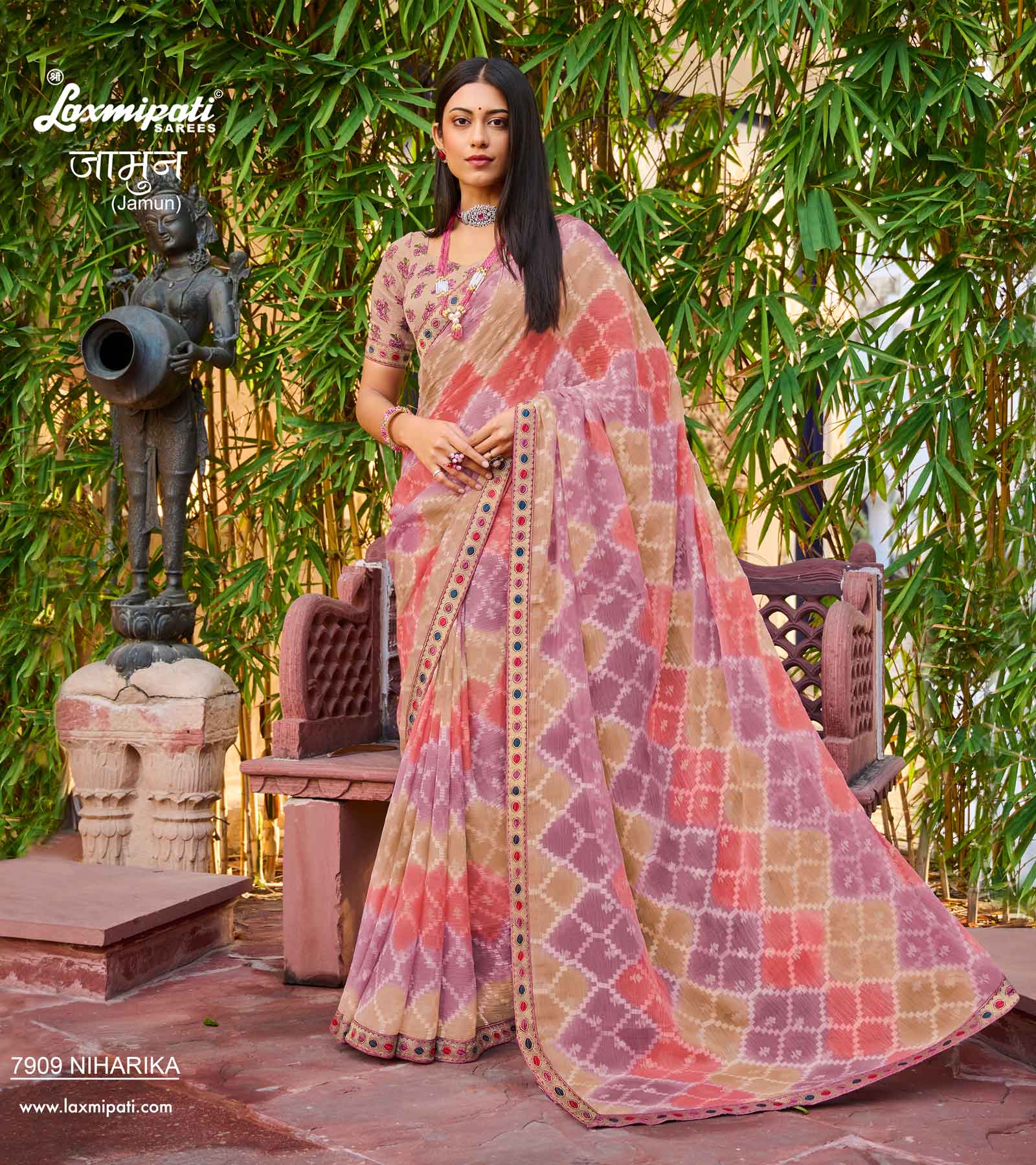 Laxmipati Silk Touch Heavy Embroidry Work, Embroidered Blouse Bottle G – Laxmipati  Sarees | Sale