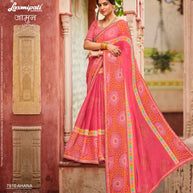 Laxmipati JAMUN 7910 Chiffon Gajari Sarees
