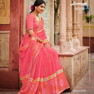 Laxmipati JAMUN 7910 Chiffon Gajari Sarees