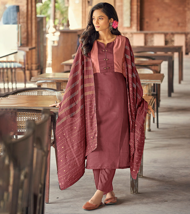 Discover more than 84 brown kurti with dupatta