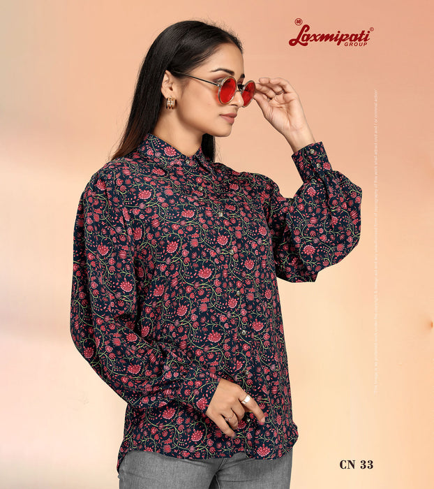 Laxmipati Asharika  CN-33 Digital Print Shirt