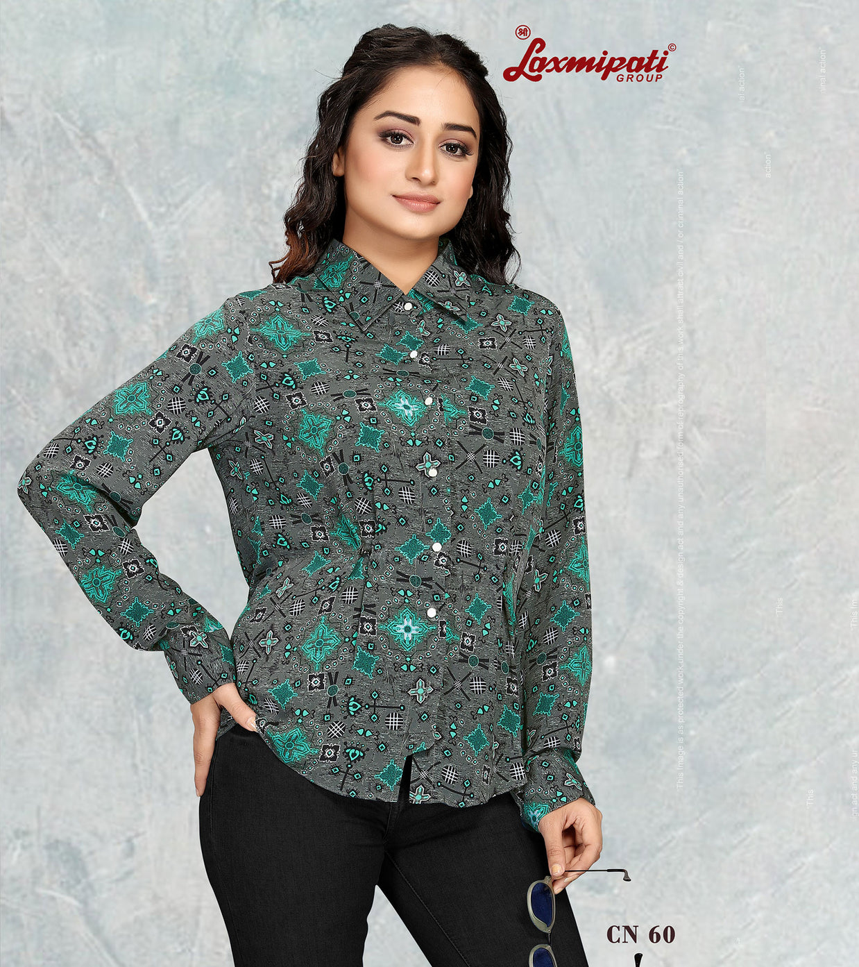 Laxmipati Asharika  Digital Print Shirt