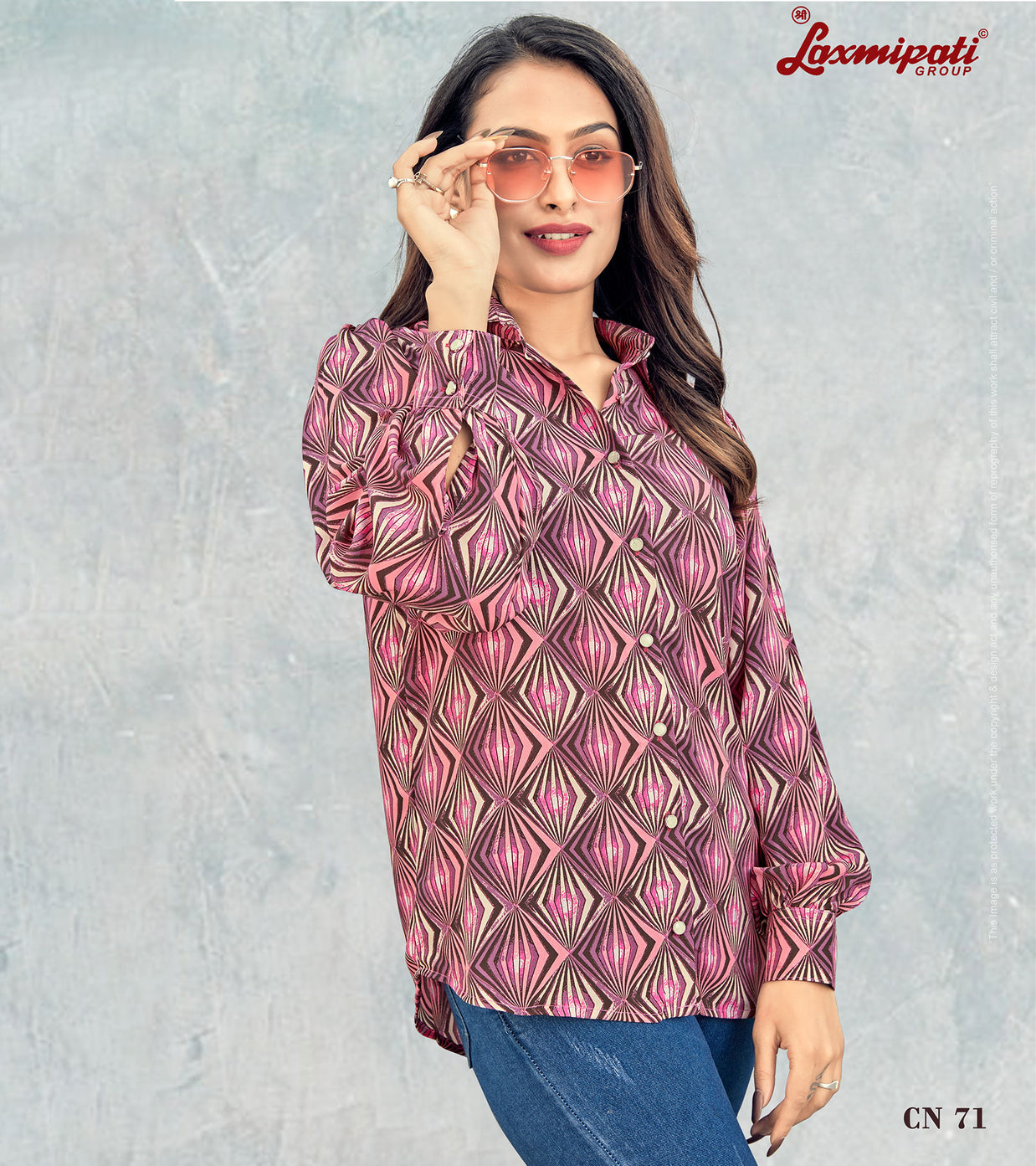 Laxmipati Asharika  Digital Print Shirt