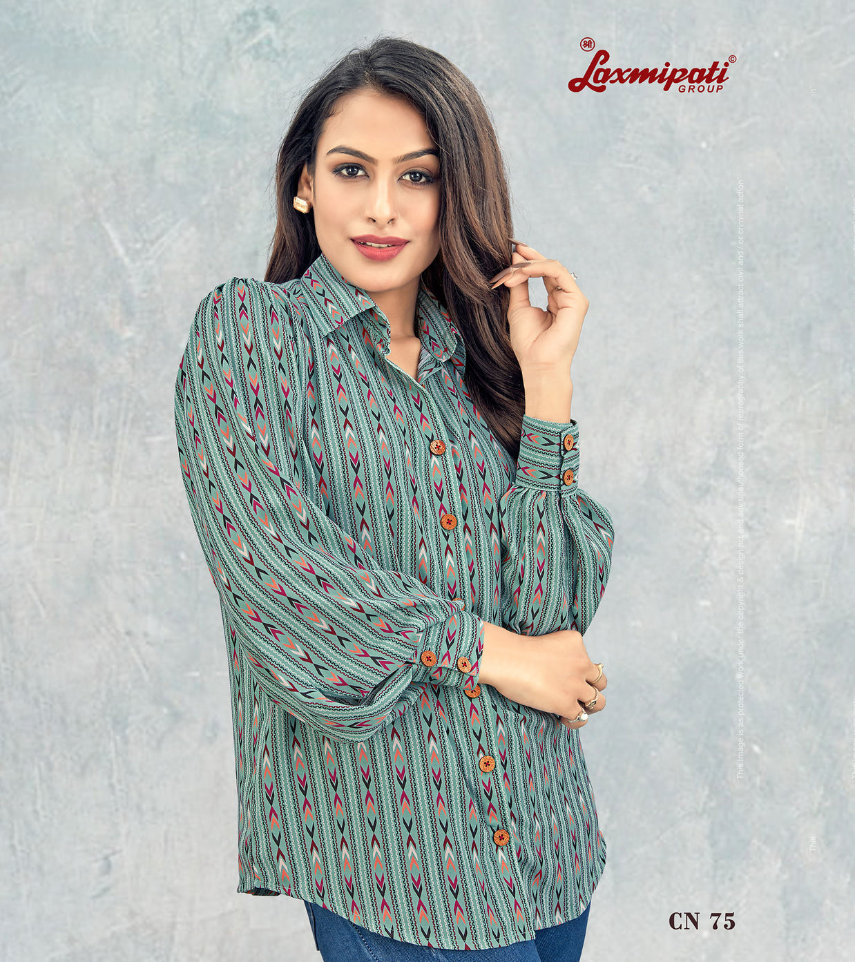 Laxmipati Asharika  Digital Print Shirt
