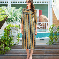 Laxmipati Crepe Multicolor kurtis