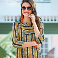 Laxmipati Crepe Multicolor kurtis