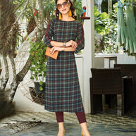 Laxmipati Polygenic Crepe with Georgette Touch Multicolor Kurtis