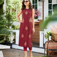 Laxmipati Polygenic Crepe with Georgette touch Multicolor kurtis