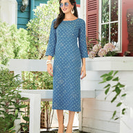 Laxmipati Polygenic Crepe with Georgette Touch Multicolor Kurti