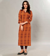 Laxmipati Kanebo Fabric Multicolor Kurti