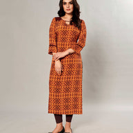 Laxmipati Kanebo Fabric Multicolor Kurti