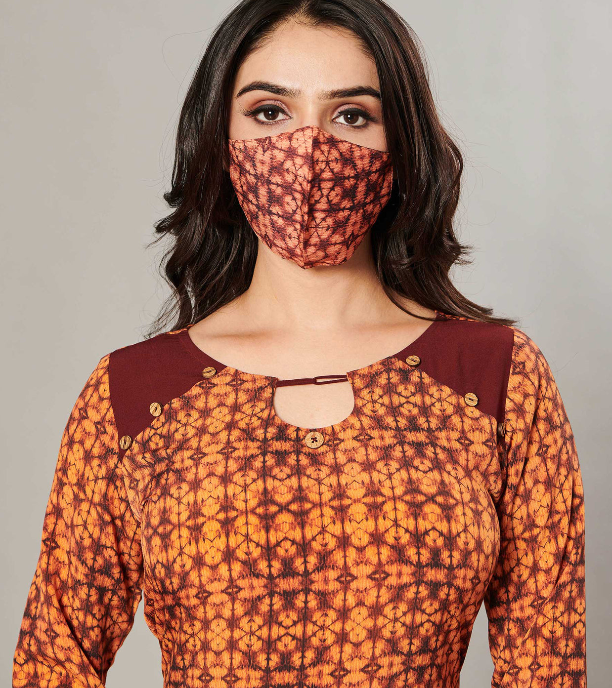 Laxmipati Kanebo Fabric Multicolor Kurti