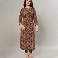 Laxmipati Kanebo Fabric Multicolor Kurti
