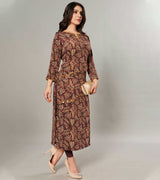 Laxmipati Kanebo Fabric Multicolor Kurti