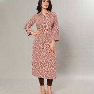 Laxmipati Kanebo Fabric Multicolor Kurti