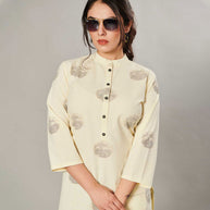 Laxmipati Cotton Multicolor Kurti