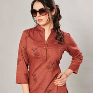 Laxmipati Cotton Multicolor Kurti