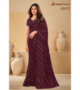 Laxmipati Cocktail K-053 Satin Silk Cadbury Saree