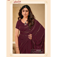 Laxmipati Cocktail K-053 Satin Silk Cadbury Saree
