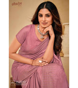 Laxmipati Cocktail K-058 Satin Silk Dusty Pink Saree