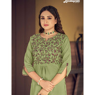 Laxmipati  Misthi Vol.01 Spun Base Minty Kurti With Pant