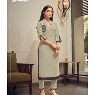 Laxmipati  Misthi Vol.01 Spun Base Sand Kurti With Pant