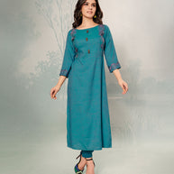 Laxmipati Cotton  Multicolor Kurti