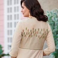Laxmipati Cotton Beige Kurti
