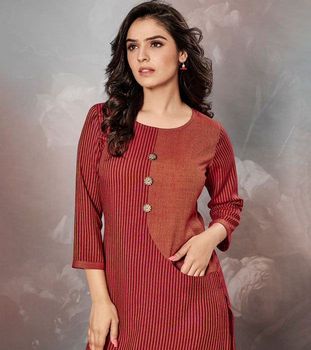 Stylish Boat Neck Kurti Designs  The Indian Couture Blog
