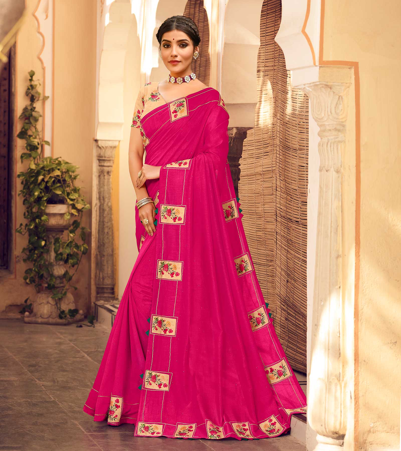 Laxmipati Jugnu Silk Rani Saree