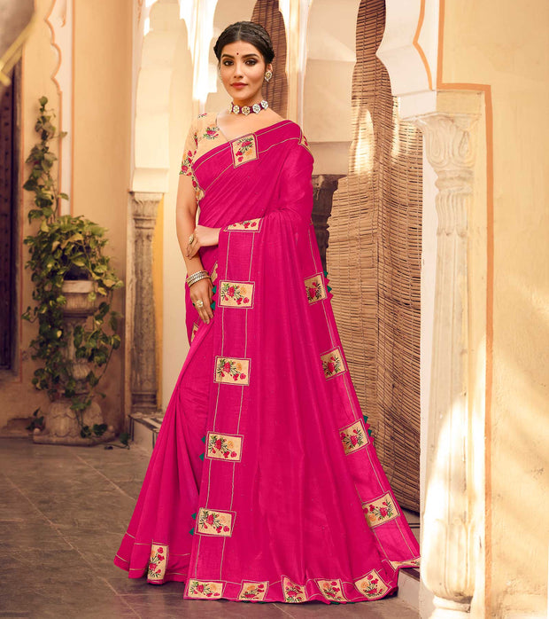 Laxmipati Jugnu Silk Rani Saree