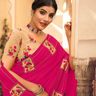 Laxmipati Jugnu Silk Rani Saree